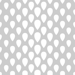 Abstract seamless drop pattern monochrome texture vector