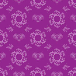 Damask seamless pattern for design vector