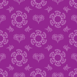 Damask seamless pattern for design vector