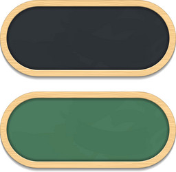 green and black chalkboards vector