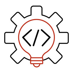 development icon web concept website vector image