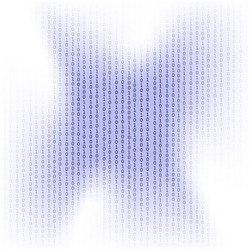 binary code background vector image