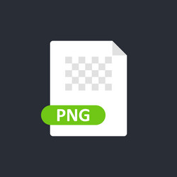 png file icon portable network graphics format vector image