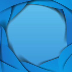 Abstract blue background overlap layer and shadow vector