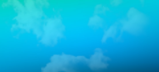 modern colorful gradient background with clouds vector image