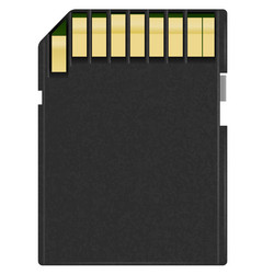 Sd card vector