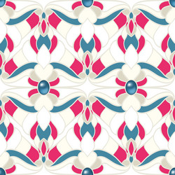abstract multicolored seamless pattern vector image