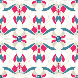 Abstract multicolored seamless pattern vector