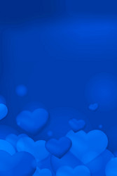 heart bubble pattern background vector