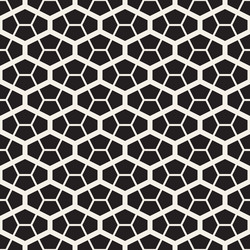 seamless pattern repeating geometric elements vector image