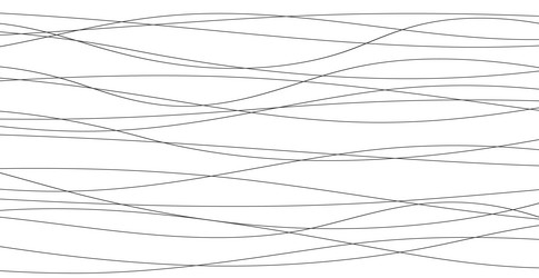 hand drawn lines abstract pattern wave simple vector image
