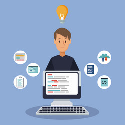 Software and programming vector