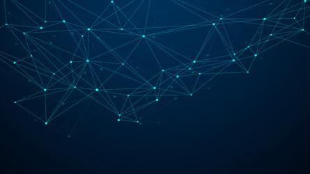 abstract big data visualization digital network vector image