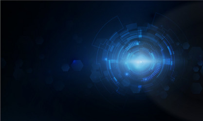Abstract light out technology background hitech vector
