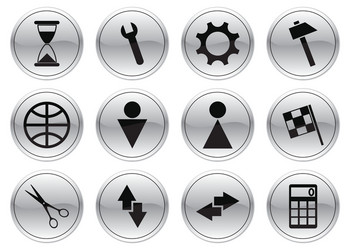 Gadget icons vector