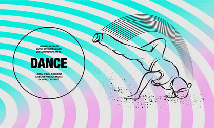 breakdance freeze outline vector