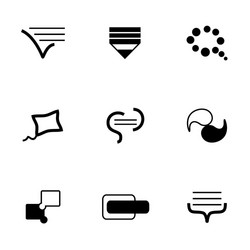 Bulds icon set vector