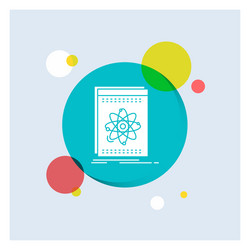 Api application developer platform science white vector
