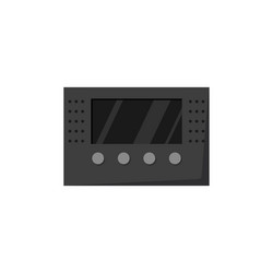 intercom or interphone device for security flat vector image