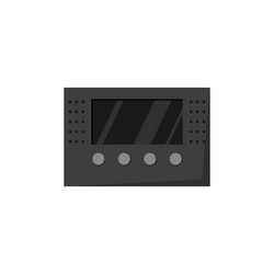 intercom or interphone device for security flat vector