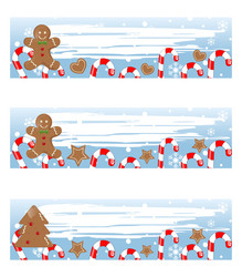 Christmas vertical banners Royalty Free Vector Image