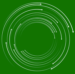 concentric circular arrows random dynamic circle vector image