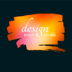 paint splash frame for text on abstract bokeh vector image