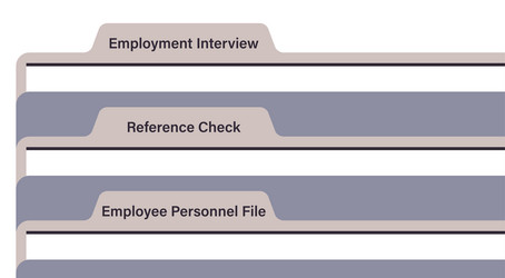 hr analytics and people data documents vector