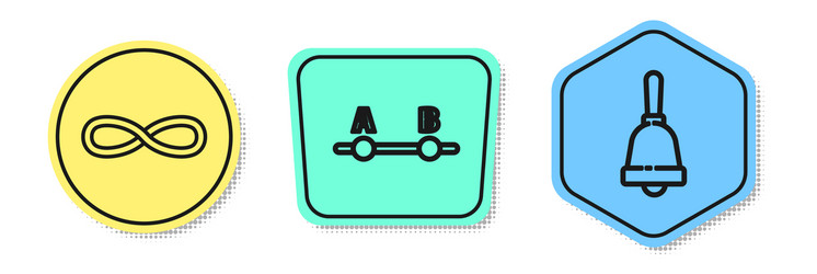 set line function mathematical symbol test vector image