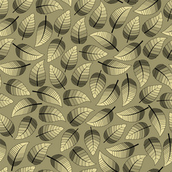 Seamless pattern with leaf elements image vector