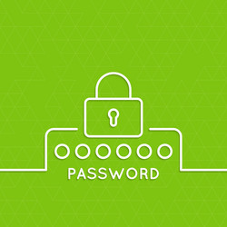 web form to access the site vector image