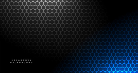 Dark hexagonal pattern texture for a bold vector