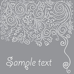Scroll Pattern Background vector image