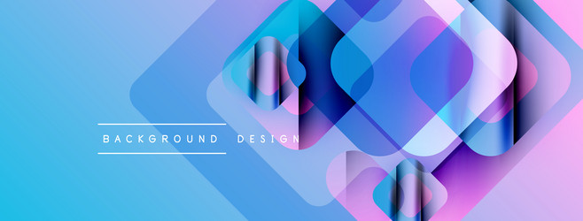 abstract geometric shapes overlap creating vector image