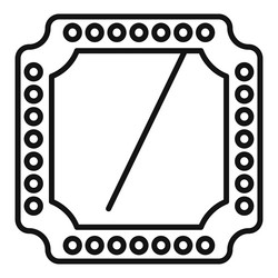 cpu microchip representing artificial intelligence vector image