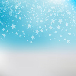 falling snow background abstract snowflake pattern vector image