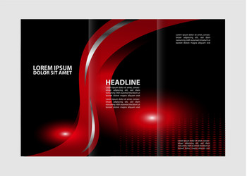 brochure folder leaflet background block for imag vector image