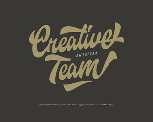 brush script font vector image