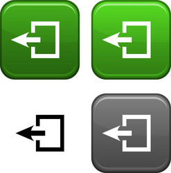 exit button vector image