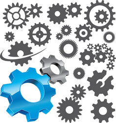 Logo or printer repair icon Royalty Free Vector Image