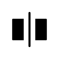 transition black glyph ui icon vector