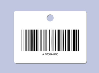 barcode or qr code tags with for scanning vector image
