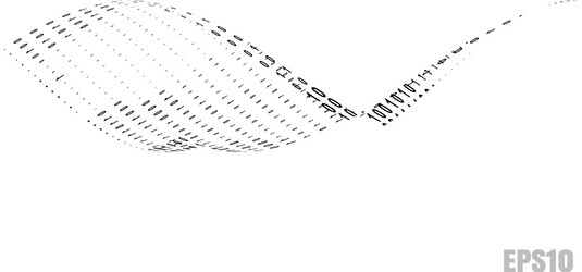 binary computer code background or gradient 01 vector image
