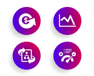 technical algorithm dollar exchange and line vector image