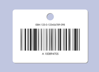 barcode or qr code rectangle tag vector image
