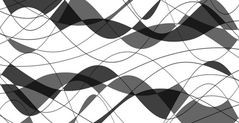 hand drawn lines abstract pattern wave simple vector image