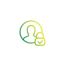 Parental Control Icon - Secure Access vector