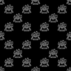cryptocurrency trading bot automation tool vector image