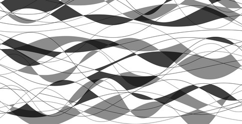 hand drawn lines abstract pattern wave simple vector image