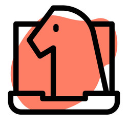 Trojan a malware that misleads and modify data vector